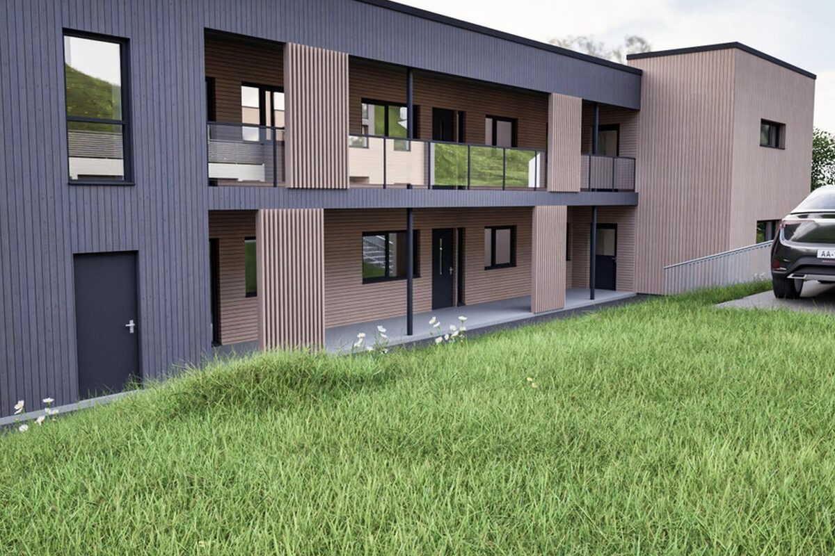 Leiligheter med heis og parkeringskjeller — Hatlane Panorama