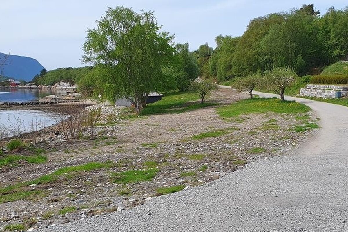 Fjordstien går fra Åse til Bogneset